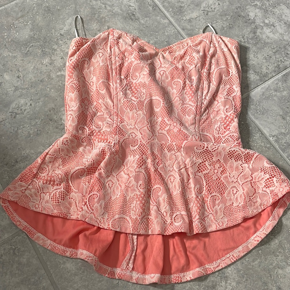 HAVE PEACH TUBE TOP